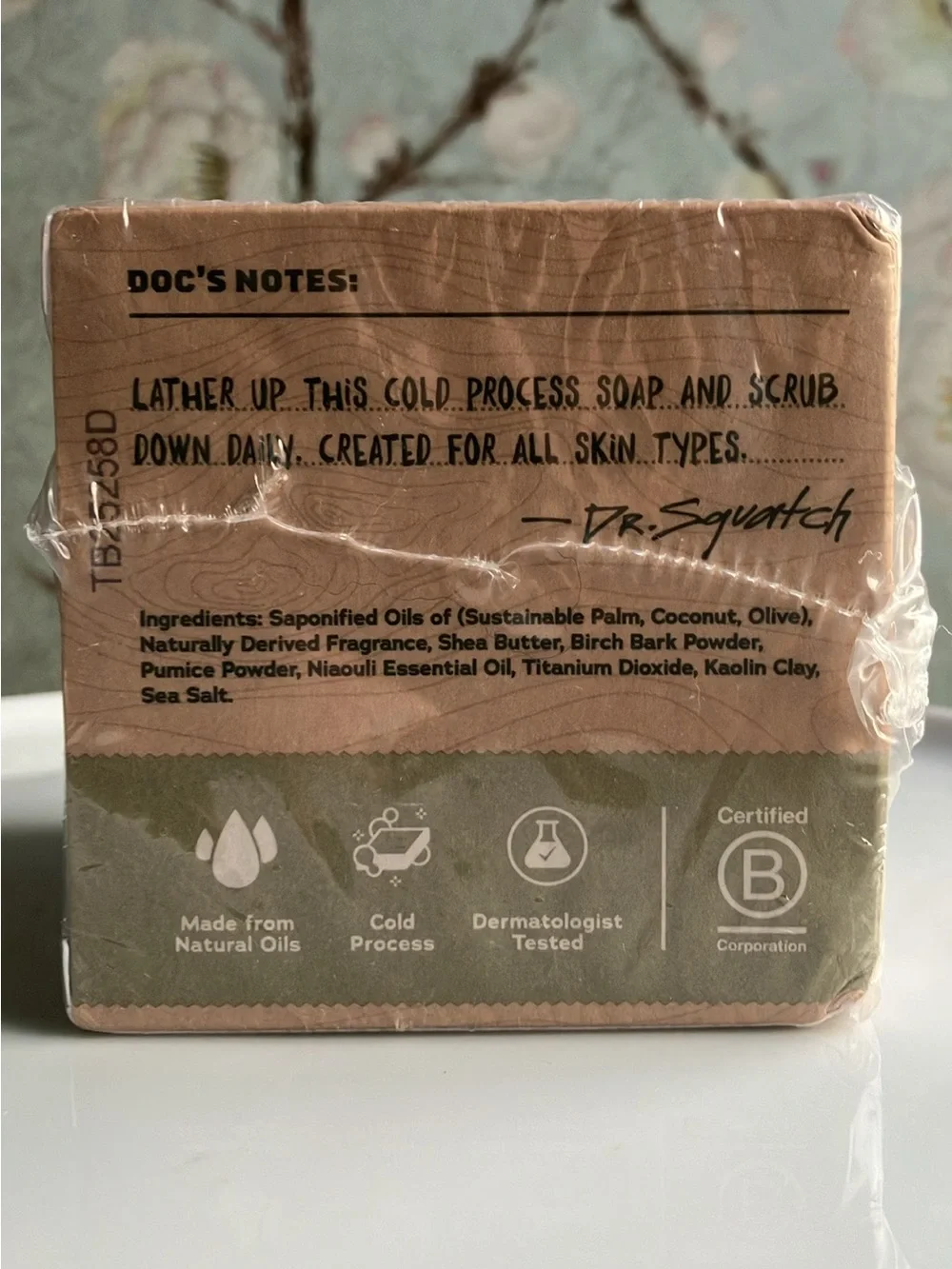 Dr. Squatch Fresh Falls Men's Natural Soap - Blue Bar Pack